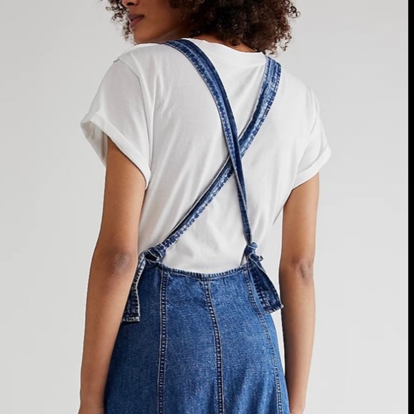 NWT- Free People - Time After Time Denim Dress - Picture 4 of 4